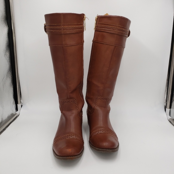 Tommy Hilfiger Tall Riding Boots Cognac… - Picture 3 of 11